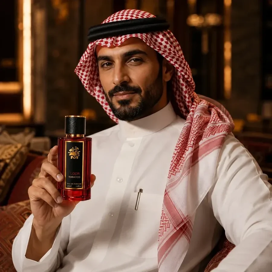 رجل سعودي بحضور عطر لودر توباكو