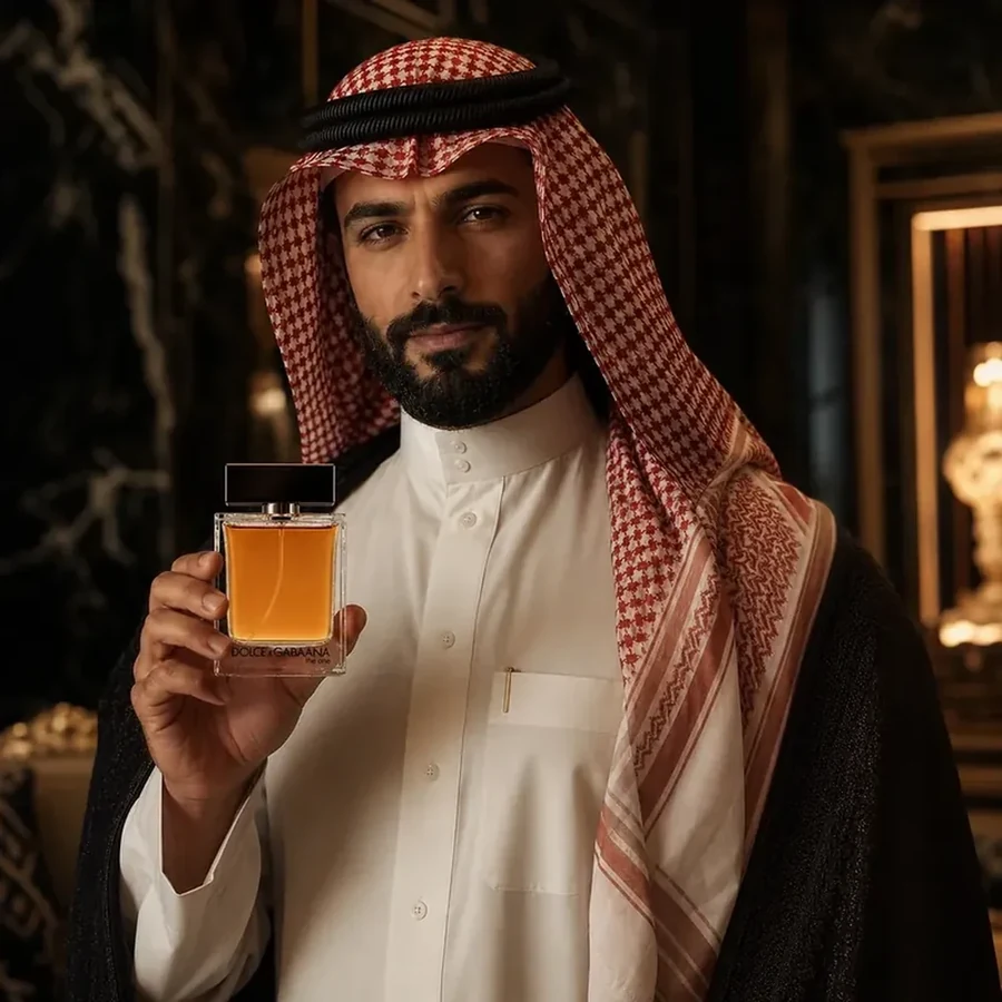 رجل سعودي بحضور عطر ذا وَن