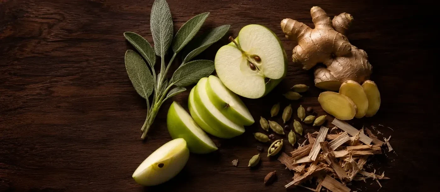 مكونات عطر واي — المقدمة والقلب والقاعدة